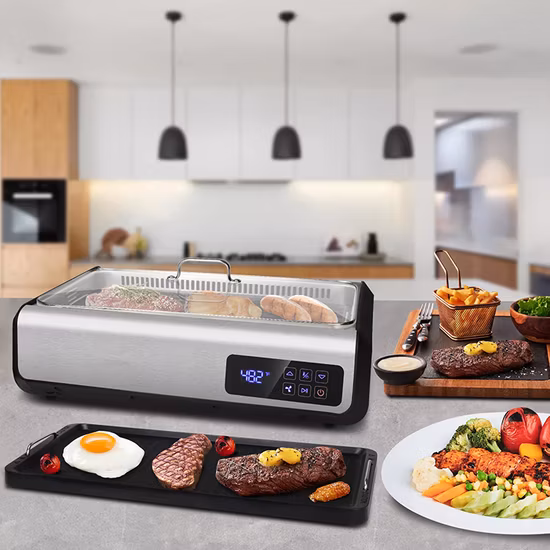 Electric Grill, Multi-Function, Fried Eggs, Chicken-Fried Steak, Electric Frying Pan