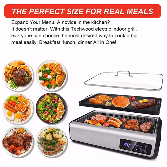 Electric Grill, Multi-Function, Fried Eggs, Chicken-Fried Steak, Electric Frying Pan