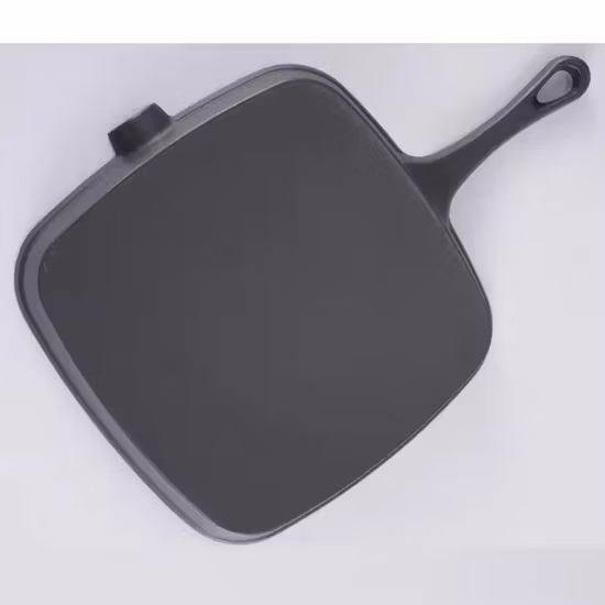 28cm Die Cast Aluminum Grill Pan Steak Egg Fry Pan Induction Bottom Cookware Griddles&Grill Pans
